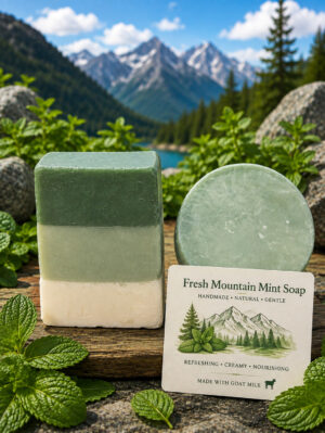 Fresh Mountain Mint Goats Milk Soap